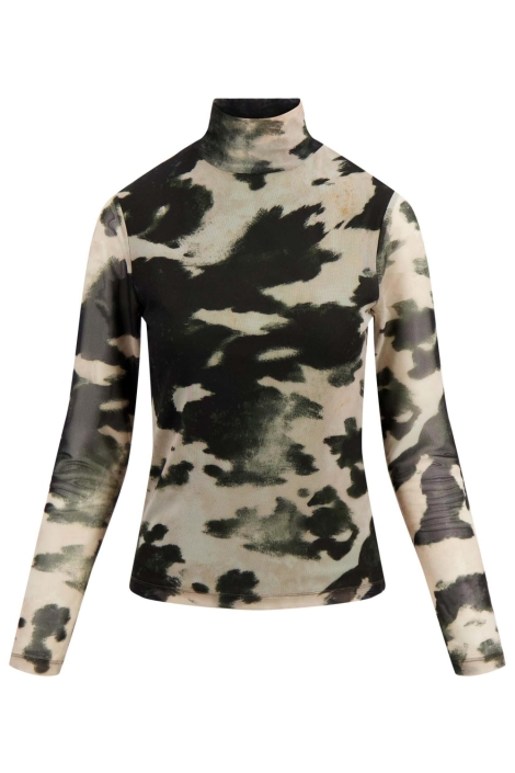 Zusss 0304-237 mesh top vlekkenprint